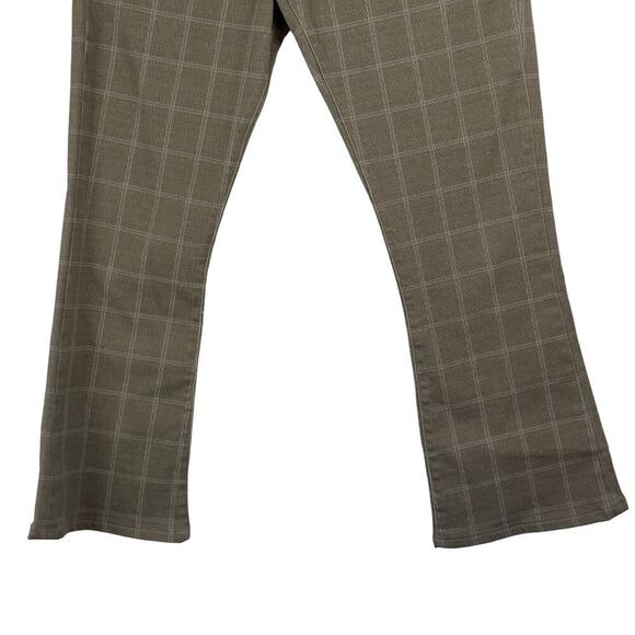 FRAME LE CROP MID RISE MINI BOOTCUT JEANS IN SKYBLUE PLAID NWT‎ WOMEN'S SIZE 29 - Picture 6 of 16